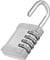 ZHEGE 4 Digit Combination Coded Padlock, Silver