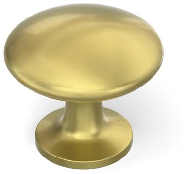 LONTAN 15 Pack Gold Drawer Knobs Brass Cupboard Knobs for Kitchen Door Gold Cabinet Pulls Zinc Alloy Kitchen Cupboard Furniture