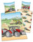 Arle-Living Kinder Wende Bettwäsche Traktor 135x200 cm + 80x80 cm (Renforcé)