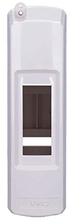 Viko Aufputz Kleinverteiler ohne Fenster 1 Modul/Automatenkasten/Sicherungskasten/Verteilerkasten Weiß