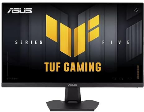 ASUS TUF Gaming VG249QM5FZ 24 Zoll 260Hz FHD Fast IPS Gaming Monitor | ELMB Sync, 0.3ms, 99% sRGB, FreeSync Premium, G-SYNC kompatibel, Gaming AI, DisplayWidget Center