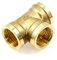 1PCS Pneumatique Plumbing en Laiton Pipe de Tuyau de Cuirs BSP Adaptateur de raccords de cuivre,1/4,FFF