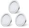 URing 3er Set LED Einbaustrahler 12V Dimmbar 3,5W 3000K Warmweiß, einbaustrahler flach 12V 300LM Bohrloch 55-58mm und 15mm Flache, Möbeleinbauleuchte LED Einbauspots für Wohnmobil Wohnwagen Boot