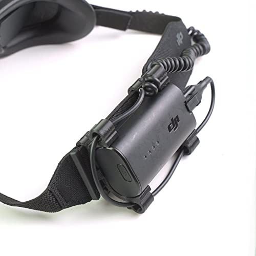 Batterie Halterung passend für DJI Goggles 2/ V2 FPV Brille (für Avata, DJI FPV Drohne) (Schwarz)