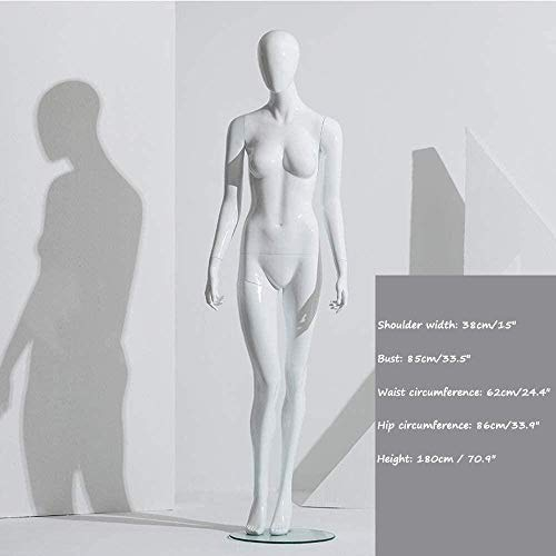 TAISK Professionelle weibliche Schaufensterpuppe Ganzkörper sitzend weiblicher Körper Bekleidungsgeschäft Schaufensterständer Dummy Frauen Hochzeitsmodell (A)