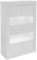 Vente-unique - Vitrine COMETE - LEDs - 4 Portes - Blanc laqué