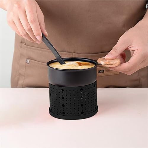 JackRuler Une Raclette à la Bougie, Faites Fondre Votre Fromage en 3 Minutes,Appareil a Raclette avec Spatule Bois Inclues,Devant la télé ou même en Pique Nique (4pc)