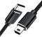 ICOVE Mini USB to USB C Cable, High Speed USB 3.0 Converter USB B to USB C Cables Adapter 480Mbps Compatible with Mac Book Air/iPad Pro/iMac Pro/Lenovo Yoga/HP Dell XPS/Chromebook/Digital Camera
