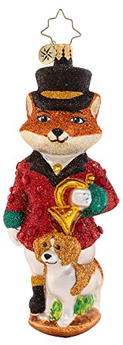 Christopher Radko Christbaumschmuck aus Glas, handgefertigt, europäischer Fuchs