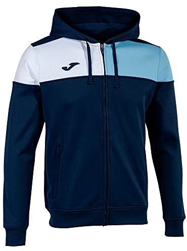 Joma Jacke mit kapuze mann Crew V marineblau himmelsblau weiss