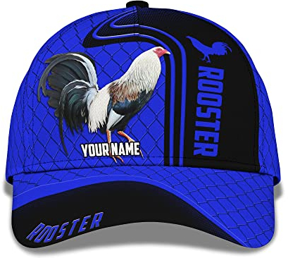 208 Damen Herren Baseball Cap Hahn Maschendrahtzaun Blau Outdoor Hut Leicht Abwaschbar Baseball Kappen Vintage Distressed Basecap Für Kletter Golf Sport