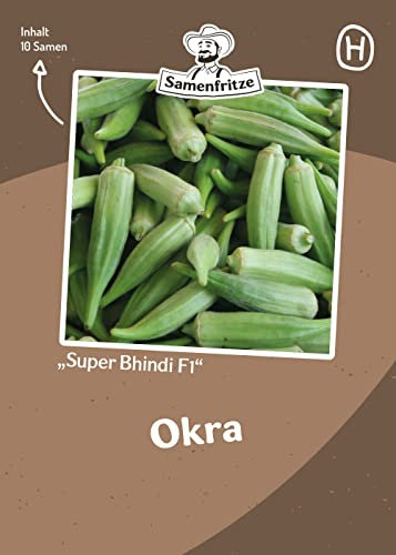 Okra Super Bhindi F1 10 Samen - ertragreiches Power-Gemüse