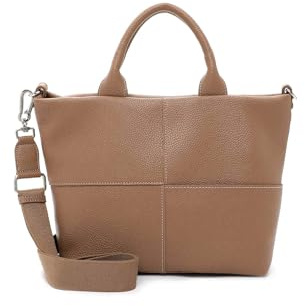 SURI FREY Schultertasche Umhängetasche Tilly Cityshopper Darktaupe hellbraun