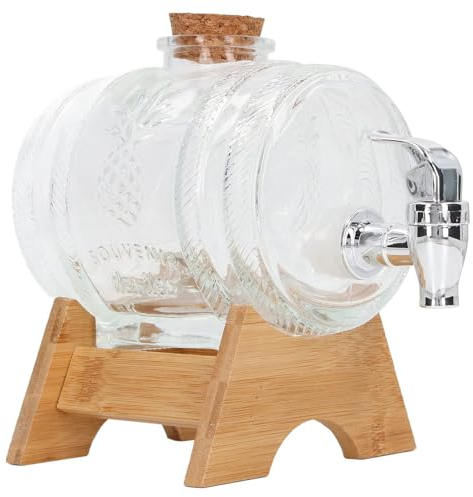 Distributeur De Boissons En Verre, Distributeur De Boissons Avec Robinet, Distributeur De Boissons Baril Gallon Jar Distributeur De Boissons Distributeur D'eau En Verre Pour la Maison