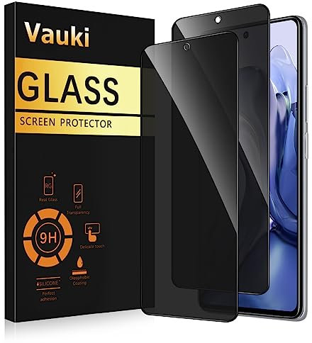 Vauki Protector Pantalla Privacidad para Xiaomi 11T/Xiaomi 11T Pro 5G 2 Piezas,Cristal Templado Anti Espía,Anti-Espía Vidrio Película,9H Dureza,Anti-Arañazo,Sin Burbujas,Privacy Screen Protector,6.67