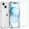 Whioltl Compatible con iPhone 15 Funda, 3 Pack Protector de Pantalla iPhone 15 Cristal Templado, Transparente TPU Silicona Funda con Cristal Vidrio Templado y Carcasa,Case Cover