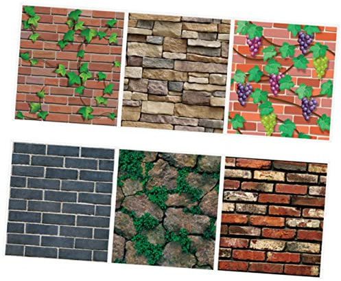 DOITOOL Selbstklebende Ziegelstein-wandaufkleber Pvc-material Und Langlebig Für Wohnzimmer Schlafzimmer Und Eingangsbereich