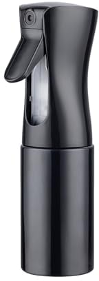 GRIFEMA GE2001B-200B, Vaporisateur Cheveux 200ML, Bouteille Vide de Spray Réutilisable pour Cheveux, Pulvérisateur à Main pour Coiffeurs, Alcool, Plantes et Soin du Visage, Noir