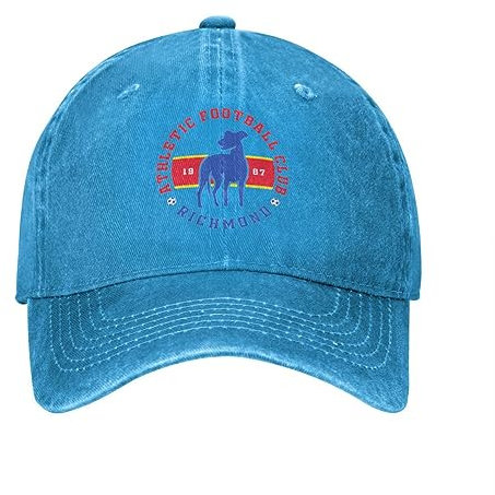 Baseball Kappe Richmond Athletic Football Club 1987 Ted Lasso Unisex Baseball Cap Distressed Washed Hat Vintage Outdoor Unstrukturierte Sonnenkappe Geschenk