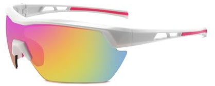 SANSROTT Kids Youth Baseball Sunglasses - Lightweight UV400 Sports Cycling Sunglasses for Boys & Girls