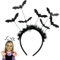 AOOGON Fledermaus Haarreif, Vampires Headwear, Halloween Haarreif für Frauen, Herren, Kinder, Damen (Seven Bats)