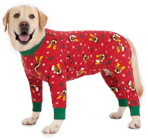 Axcimond Dog Recovery Suit After Surgery - Post-Operative Onesie for Female/Male, Spay Neuter Bodysuit, Surgical Suit, Abdominal Wounds Protector, Cone E-Collar Alternative