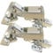 2 Pack 175 °/180 ° Cabinet Door Hinge Soft Close - Conceal Frameless cupboards Corner Door Hinge Soft Close - Yueziye Adjustable Hinge Easy to Install