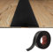 Bande de Transition Plate 2mm épaisseur PVC,5cm Large Bande de Seuil Fine Autoadhésive Barre de Seuil Souple Barre de Sol Baguette Seuil de Porte Profilé de Transition Joindre Espaces de Sol,2M Noir