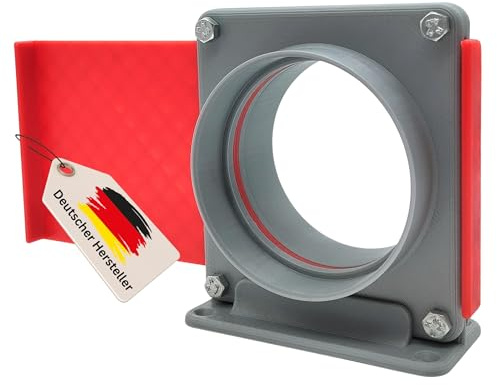 Absperrschieber DN75 für HT-Rohre – robustes Blastgate