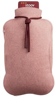 Stoov Wärmflasche - Pro Batterie: 10 Std. Wärme - Homey XL | Infrarot-Technologie - Wiederaufladbare Wärmflasche - Mit automatischer Abschaltung - 25 x 35 cm - Soft Pink