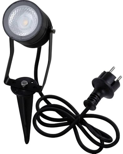 Heitronic PASAS 500031 LED-Außenstrahler 6W Warmweiß Anthrazit