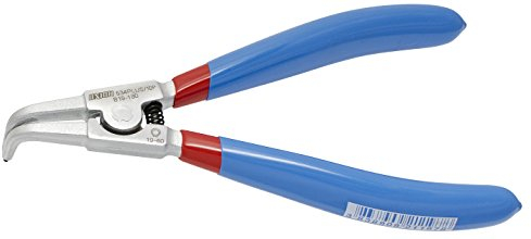 Unior Zange für Sicherungsringe, außen, gebogen, 140 x 10-25 mm, 1 Stück, 534PLUS/1DP