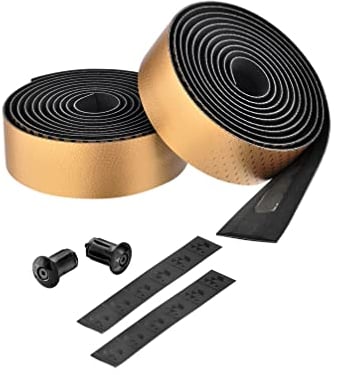 Ciclovation Leather Touch Fusion Dot Lenkerband Metallic Gold, One Size
