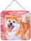 Caroline's Treasures Akita Love Metalldruck, Aluminium, Mehrfarbig, 6HX6W