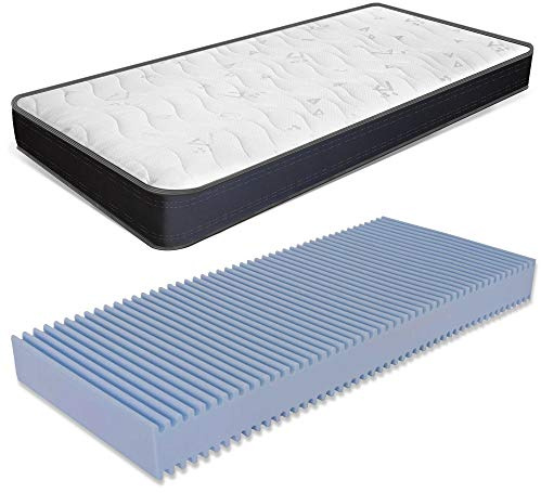 miasuite italienische Träume Einzelmatratze Fuori Größe 90 x 175 Höhe 13 cm Waterfoam Orthopädisch mit Medizinprodukt Summit