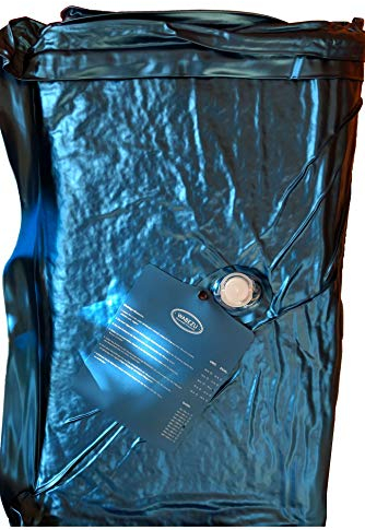 WABEZU Einzelner Dual Vinyl Wasserkern Wasserbettmatratze blau 100x200 cm für 200x200 cm Softside Wasserbett (F3 75% Beruhigung)