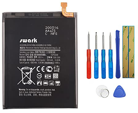 Swark EB-BA505ABU Batterie compatible avec Galaxy A50 A505F /A30 SM-A305 /A20 A205FN A202F /M20 SM-M205F/A30S SM-A307 avec outils