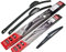 HQ AUTOMOTIVE Aero Flat Windscreen Wipers Wiper Blades Fit TOYOTA Prius 2016-2021 Front Rear ADC61-821|HQ16P