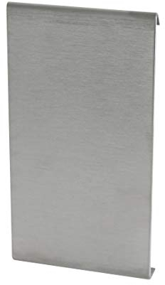 Fuchs Design Terrassenprofil Verbinder V2A Edelstahl 95/13 mm Höhe Silber - Terrassenblende Terrassenleiste Kantenabdeckung für die Terrasse