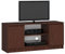 AKORD | Mobile per TV in Legno K 120 | Mobiletto Porta Televisione Soggiorno | un ripiano aperto | 2 Ripiani con Ante a Sinistra e a Destra | 55 x 120 x 40 cm | Peso 30kg | Colore Wenge