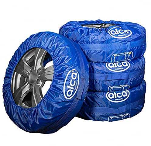 alca Germany Car Spare Wheel Covers Tyre Carry Bags 16-22 Large Storage Transport Protectors Set of 4 A563410