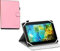 Navitech Pink Faux Leather Case Cover - Compatible With Samsung Galaxy Tab3 Neo 3G 7 Tablet