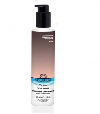 SOLARIUM Total Bronze - Cremige Bräunungsmilch für Körper, 200 ml, für alle Hauttypen und dunkle Hauttöne