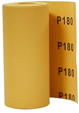 Trend Aluminium Oxide Sanding Roll, 240 Grit, 115mm Wide x 5 Metre Long, Strong & Durable Anti-Clog Sand Paper, AB/R115/240A