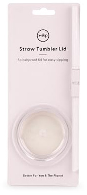 W&P Porter Straw Lid for Insulated Tumbler, Leak-Proof, BPA Free, Blush