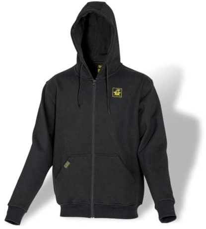 Black Cat Cat Zipper Schwarz - Angelpullover, Größe:XXL