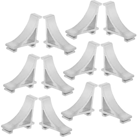 Mikikit 12pcs Metal Freezer Shelf Clips Easy Installation Refrigerator Support Clips for Home Use Strong and Durable Fixing Brackets for Fridge Shelves