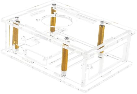 Acrylic case for Raspberry Pi 5 4GB/8GB,Protective Case for Pi5 Motherboards with Cooling Fan (Housing)