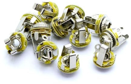 LoRier 10 pièces 3.5 Mini Jack 3 pôles écouteur 3.5mm 1/8 stéréo châssis Prise Jack Femelle Panneau Montage connecteur à souder