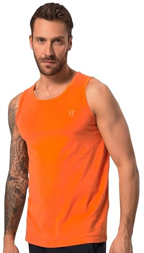 JP 1880 Herren große Größen Übergrößen Menswear L-8XL Tank Top, Basic, ärmellos Clementine 4XL 705145666-4XL